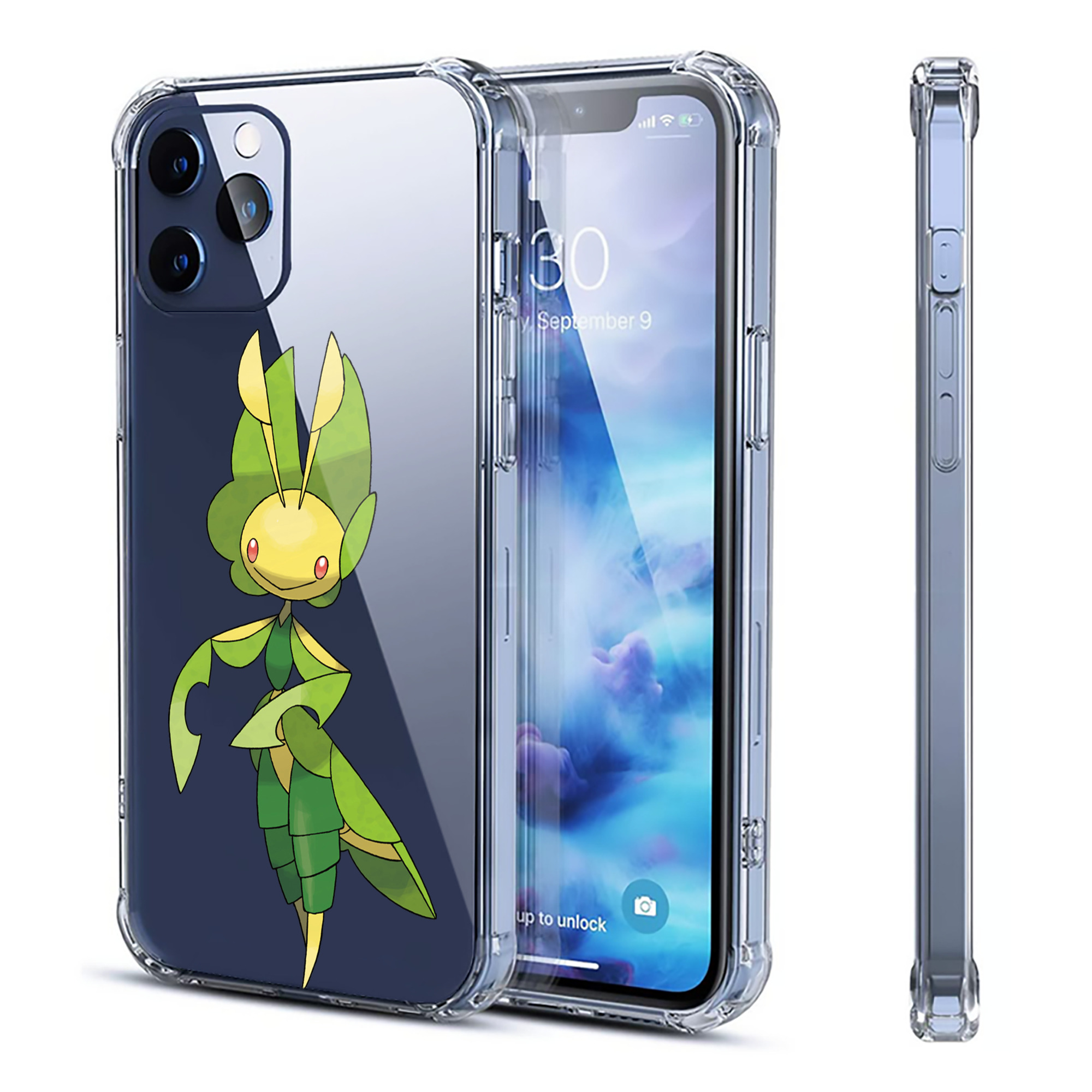 （画像用） ポケットモンスター Pokémon 【iPhone 12シリーズ対応】透明スマホケース（クリアソフトケース）